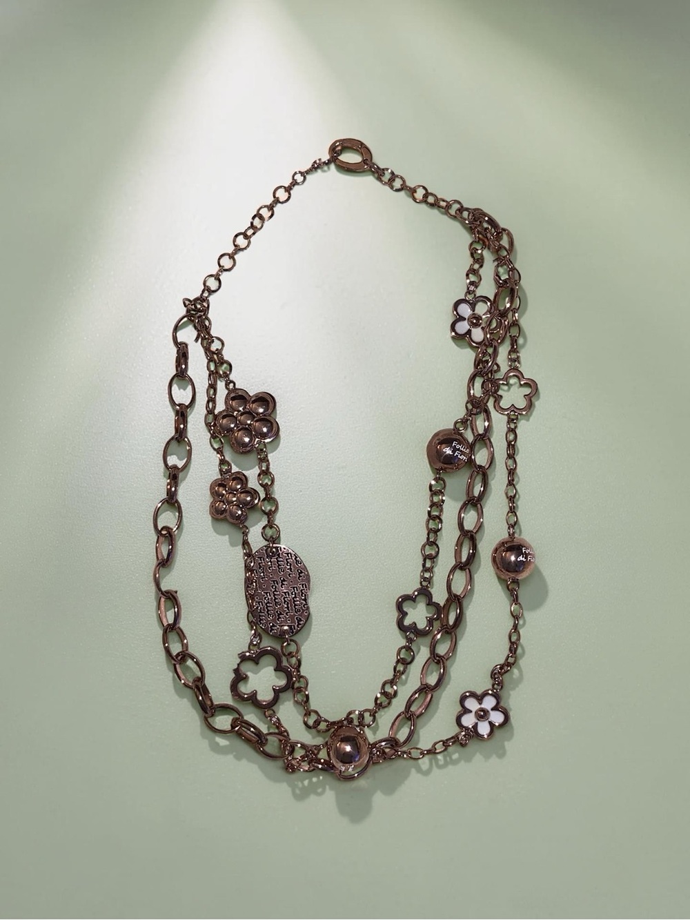 Folli "Follie di Fiori" Multi-Strand Long Necklace